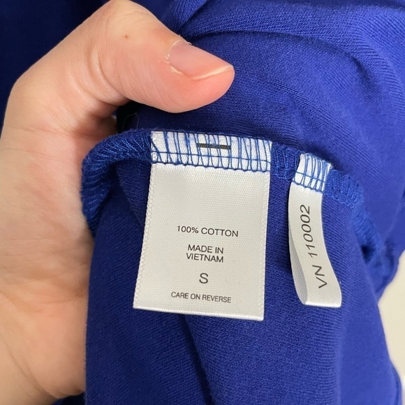 New York & Co Cobalt Blue Belted Middle Career Work Dress Small - Picture 6 of 8